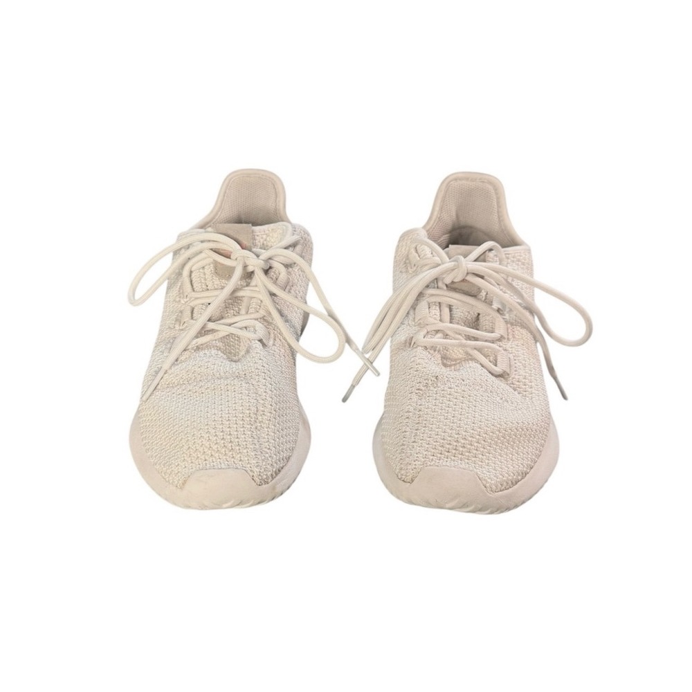 Adidas Tubular White Athletic Low Top Sneakers - Picture 6 of 9